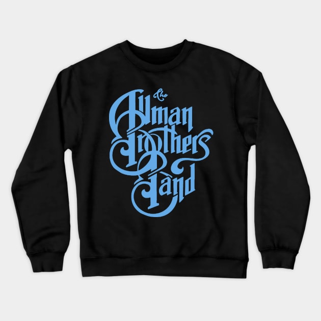 Vintage Retro Allman Brothers Logo 70's Crewneck Sweatshirt by robotbasecamp